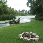 Cabin in the Creek is your fishing camp headquarters for walleye fishing, northern pike fishing, and bass fishing!
