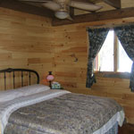 Retire for a comfortable nights sleep in the ground level master bedroom suite.