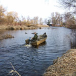 Alder Creek flows into Lake Poygan, perfect for bass, northern pike, and walleye fishing.
