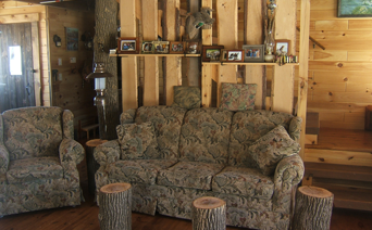 Rent a cabin for 12 adults and enjoy the great outdoors.